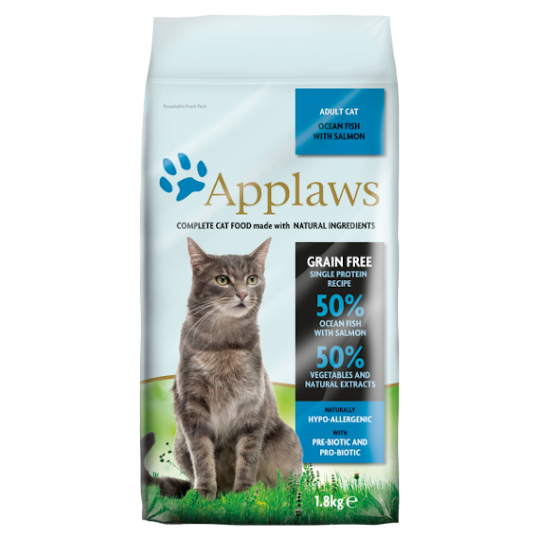 APPLAWS CAT ADULT OCEAN FISH WITH SALMON [1,8KG]