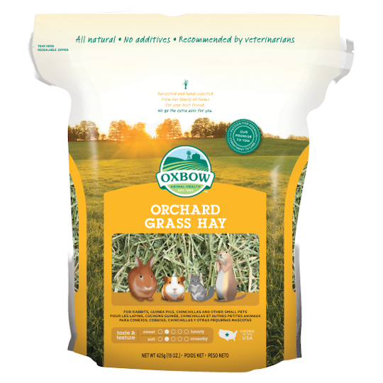 OXBOW RABBIT ORCHARD GRASS HAY [425GR] The Lucky Pets