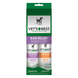 VET'S BEST EAR RELIEF WASH+DRY