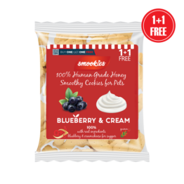 SMOOKIES DOG BLUEBERRY & CREAM SMOOTHY COOKIES [250GR]