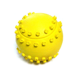 PET-CAMMELOT-RUBBER-BALL-YELLOW PET CAMELOT RUBBER BALL 5,5 CM ΠΑΙΧΝΙΔΙ ΣΚΥΛΟΥ